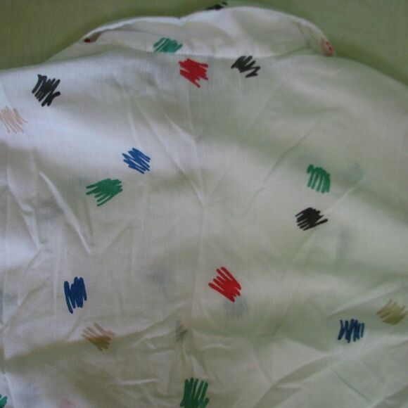 Vintage 80s Russ Petites Abstract Pattern Blouse - Picture 5 of 6